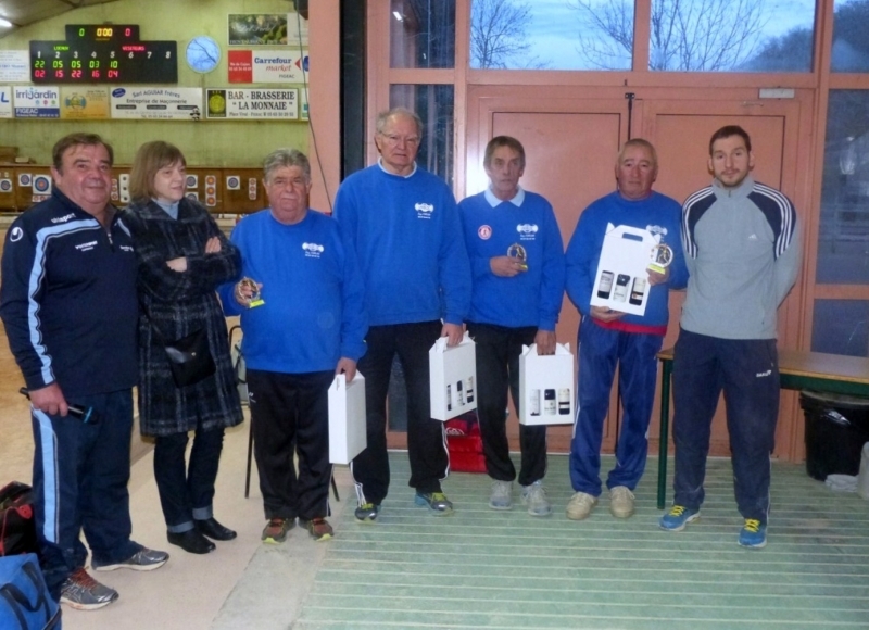 Equipe TEILLAC (Gourdon) Vainqueur du challenge