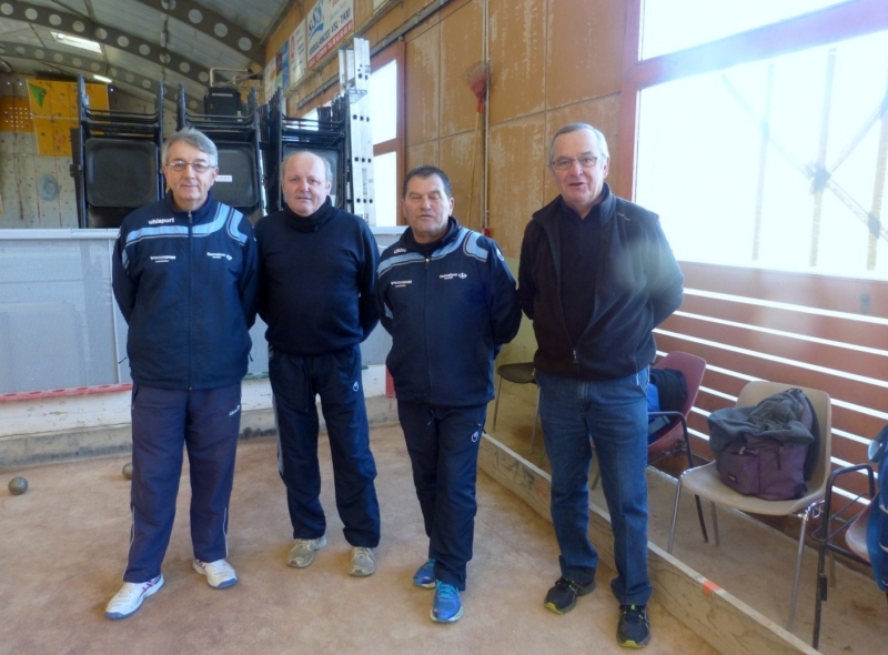 FIGEAC : A. Jean, C. Aleyrangues, M. Lagarrigue, J.P. Faure