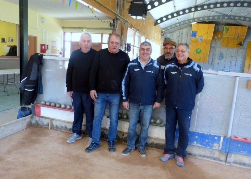 FIGEAC : S. Despeyroux, , B. Faure, A. chevalier, B. Aguera, G. Sépet